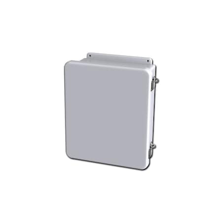 Saginaw Control & Engineering Quick Release Padlock Latch Electrical Enclosures, 13.41 in H, 5.21 in D, 11.43 in W SCE-12105CHQRFG
